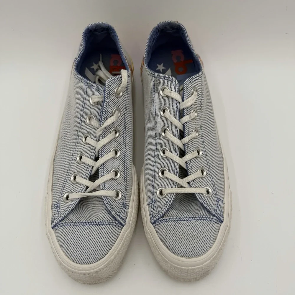 Converse Chuck Taylor All Star Lift Low Top Rainbow Ozone Sneakers Womens 9.5